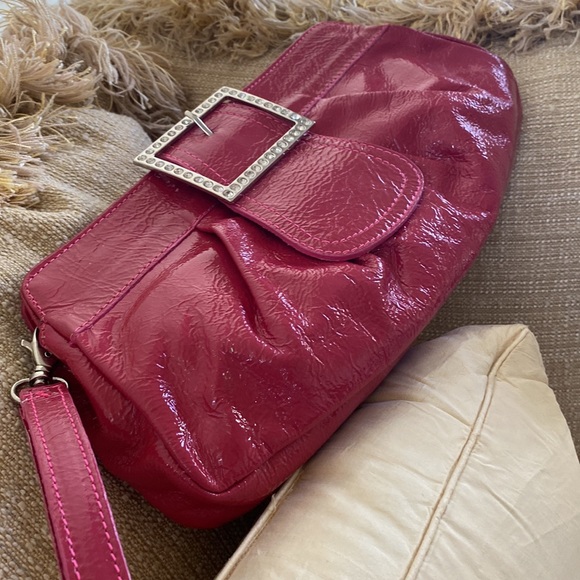 Nordstrom Handbags - Pink clutch/purse with wristlet. 11x6